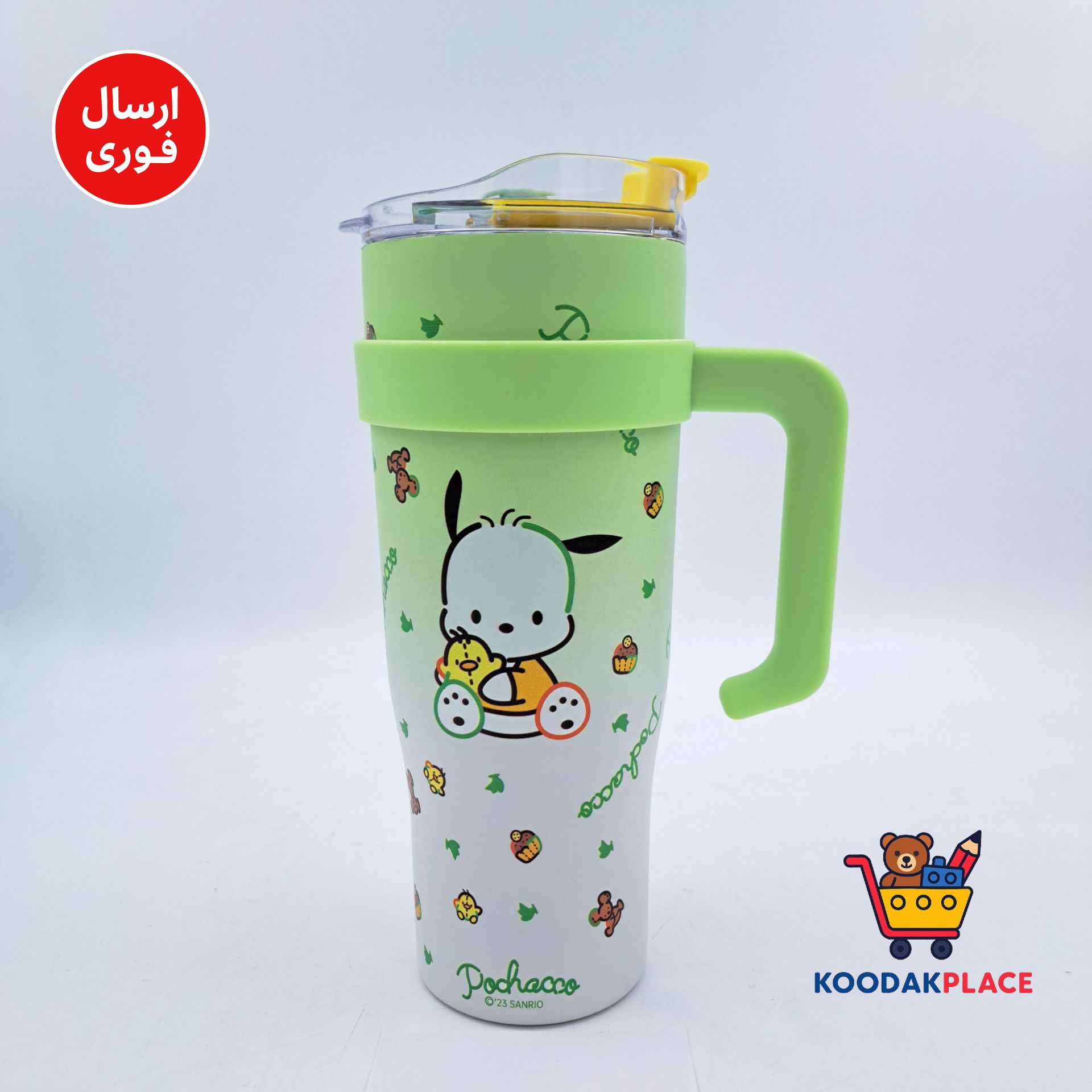 فلاسک فانتزی بزرگ (باملر استیل304) طرح پارچ کد3064