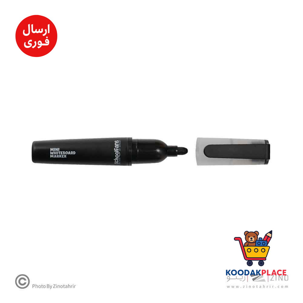 ماژیک وایت برد مینی گرد مشکی  اسکول فنز کد922207-2