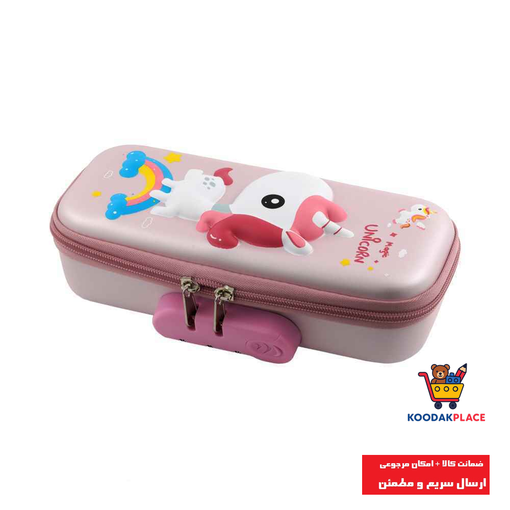 جامدادی تک زیپ برجسته رمز دارکد6672