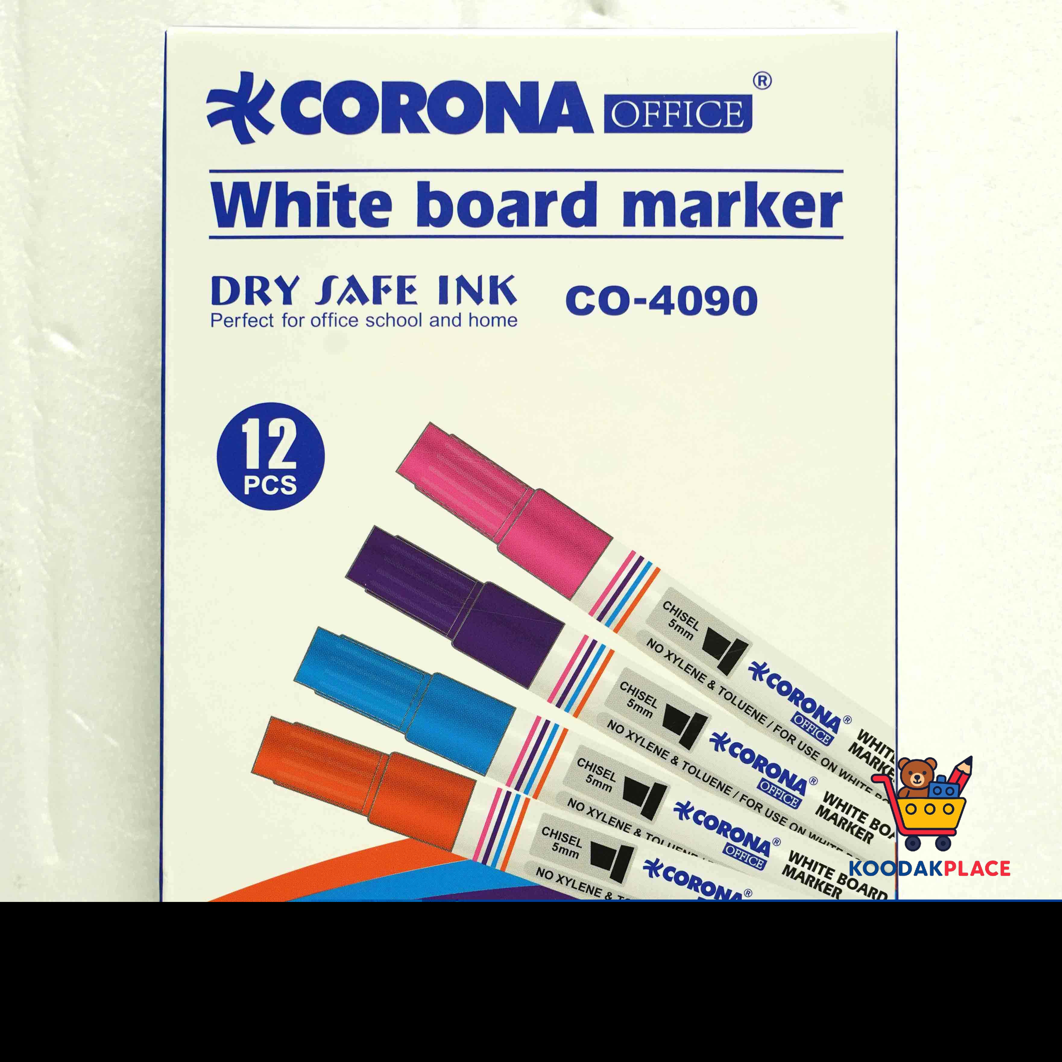 ماژیک وایت برد تخت رنگی کرونا کد4090