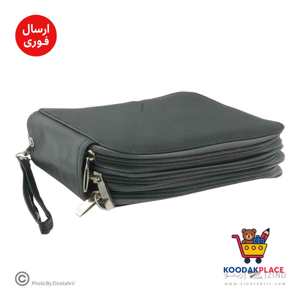 کیف مدادرنگی 120عددی  سه زیپ سری D  لوتو