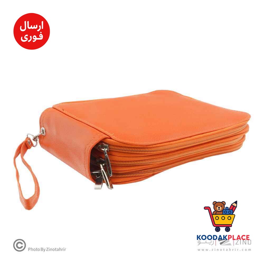 کیف مدادرنگی 120عددی  سه زیپ سری D  لوتو