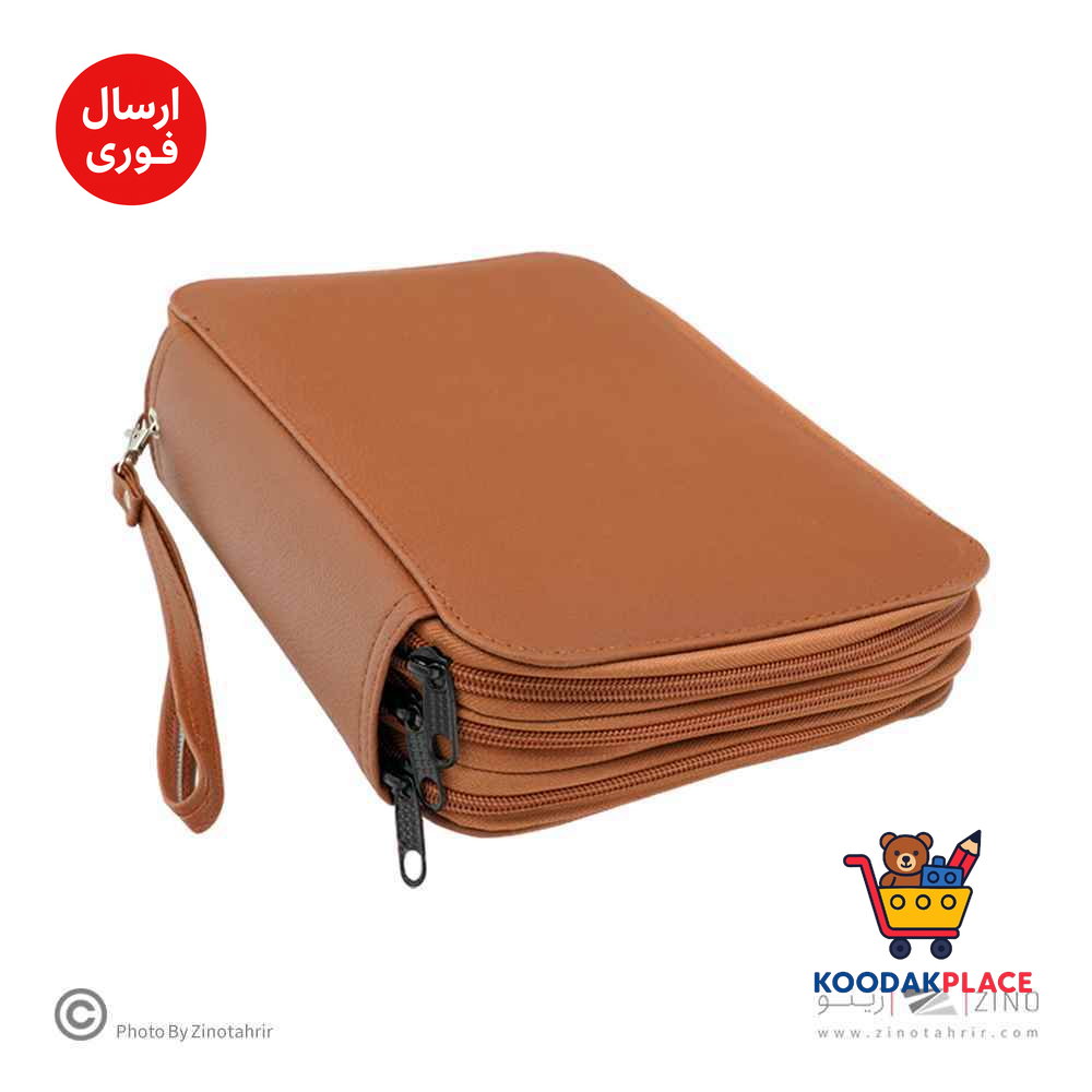 کیف مدادرنگی 150عددی  سه زیپ سری D  لوتو