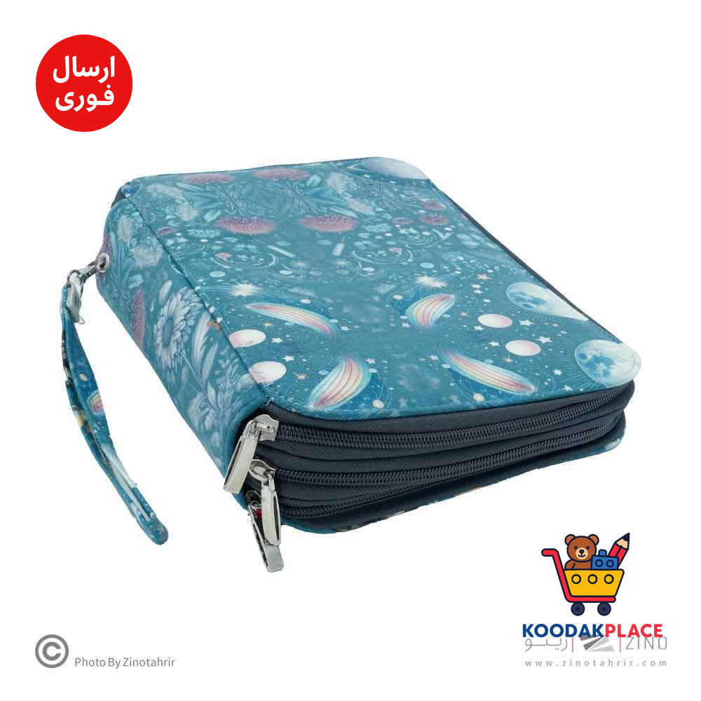 کیف مدادرنگی 150عددی  سه زیپ سری D  لوتو