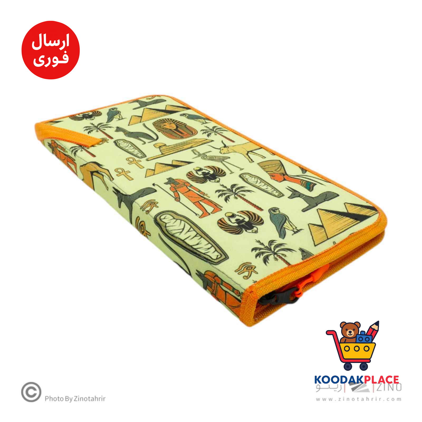 کیف مدادرنگی 72عددی تک زیپ سری A لوتو