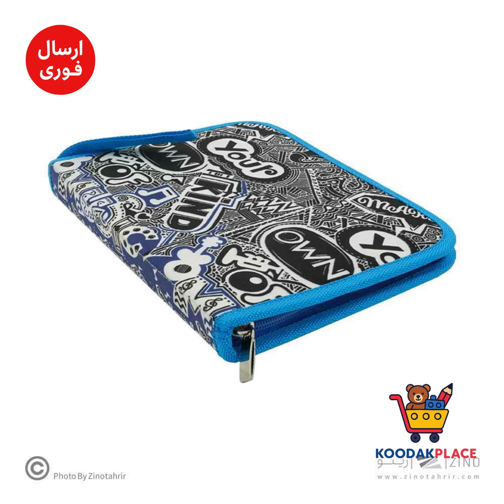 کیف مدادرنگی 48عددی  تک زیپ سری A لوتو